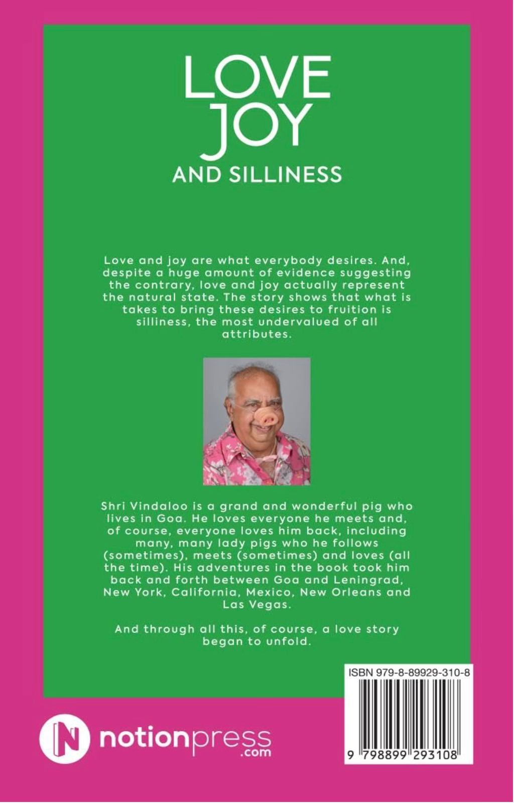 Love Joy and Silliness — Back Cover